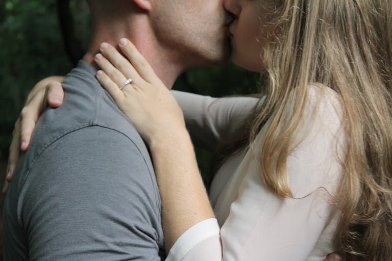 just kissing